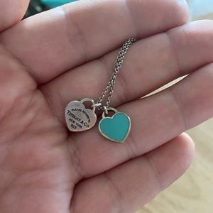 Tiffany&Co. Tiffany Blue Heart Necklace Full Set